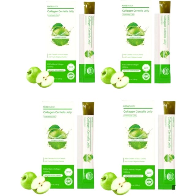 FOODOLOGY - Collagen Centella Jelly - 25g x 10 sticks (4ea) Set