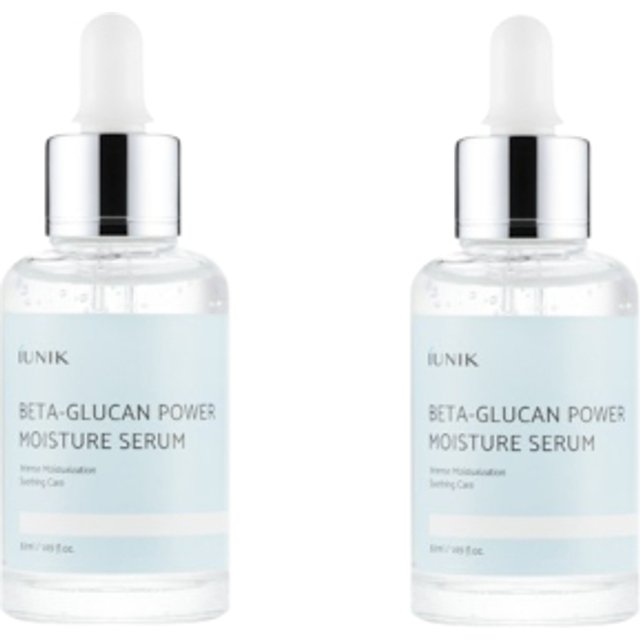 iUNIK - Beta Glucan Power Moisture Serum - 50ml (2ea) Set
