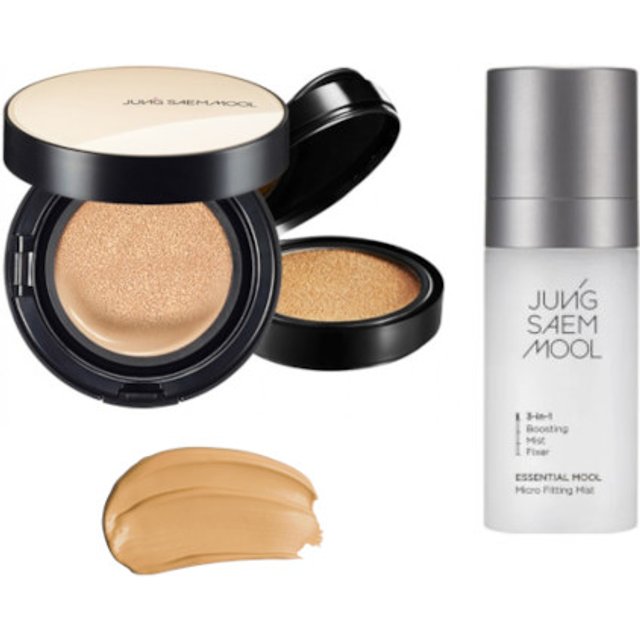 JUNGSAEMMOOL - Essential Skin Nuder Cushion SPF50+ PA+++ (With Refill) - 14g+14g - 23 Medium-Deep (1ea) + Essential Mool Micro