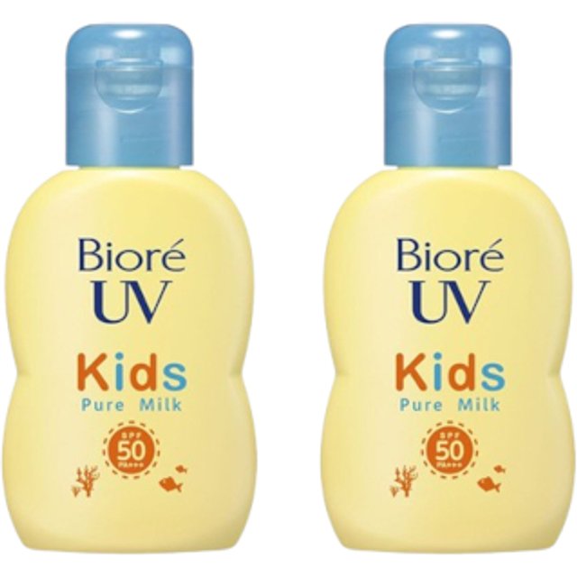 Kao - Biore UV Kids Pure Milk Sunscreen SPF50 PA+++ - 70ml (2ea) Set