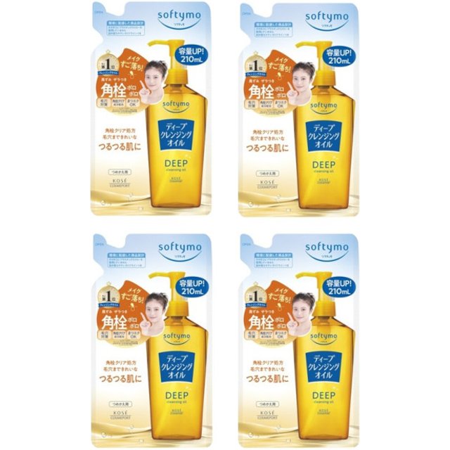 Kose - Softymo Deep Cleansing Oil Refill (2024 Version) - 210ml (4ea) Set
