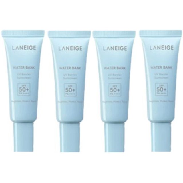 LANEIGE - Water Bank UV Barrier Sunscreen SPF50+ PA++++ - 10ml (4ea) Set