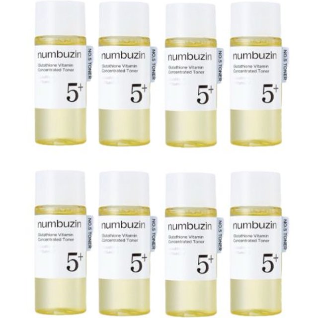 numbuzin - No.5+ Glutathione Vitamin Concentrated Toner - 30ml (8ea) Set