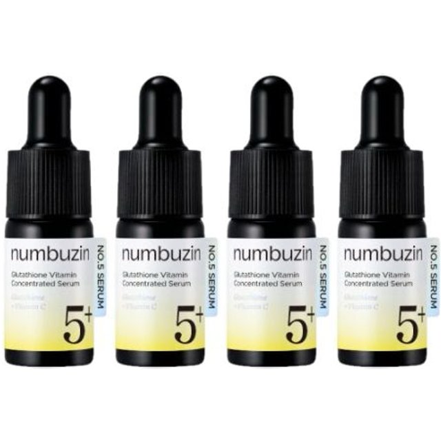 numbuzin - No.5+ Glutathione Vitamin Concentrated Serum - 10ml (4ea) Set