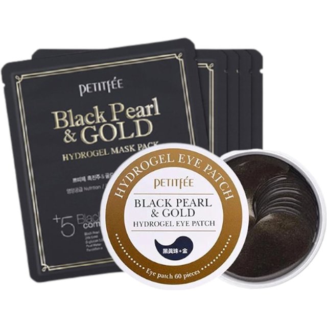 PETITFEE Black Pearl & Gold Set