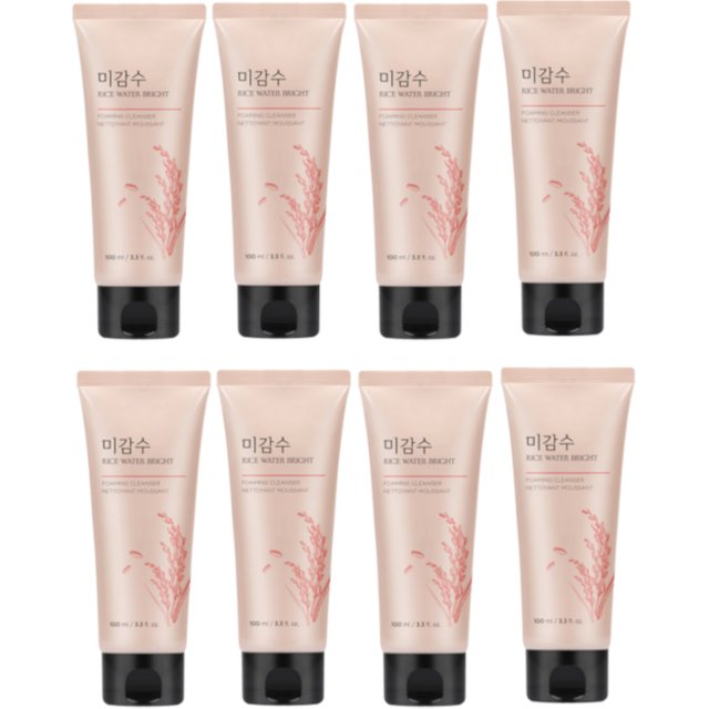 THE FACE SHOP - Rice Water Bright Foaming Cleanser - 100ml (8ea) Set