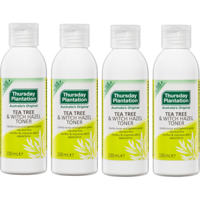 Thursday Plantation - Tea Tree & Witch Hazel Toner - 100ml (4ea) Set