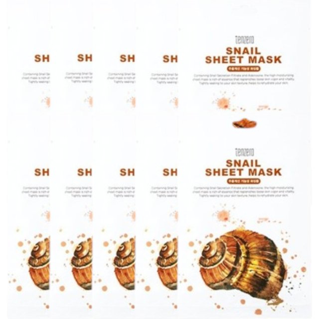 tenzero - Snail Sheet Mask (10ea) Set