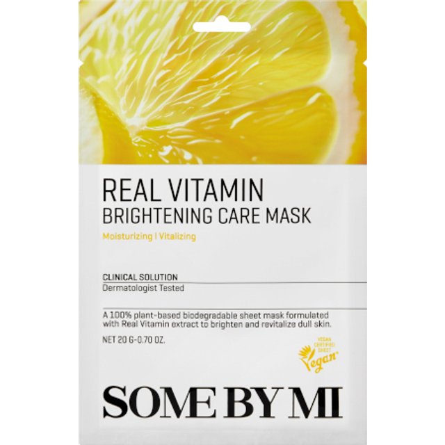 SOME BY MI - Real Care Mask - Vitamin Brightening - 1pc