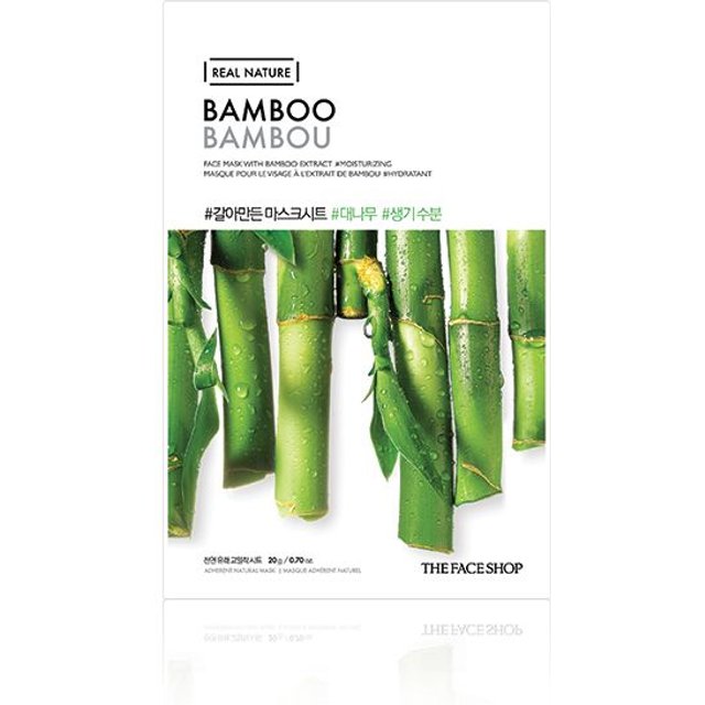 THE FACE SHOP - Real Nature Face Mask - Bamboo - 1pc