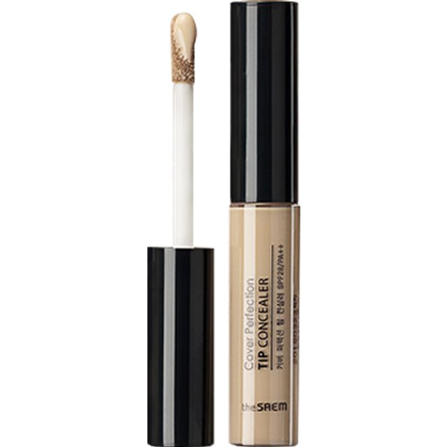 The Saem - Cover Perfection Tip Concealer SPF28 PA++ - 6.5g - 01 Clear Beige