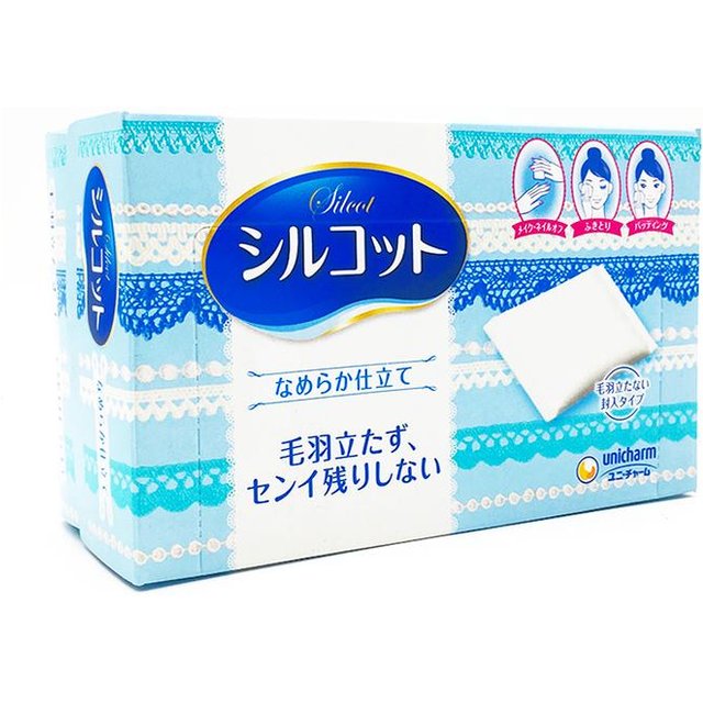 unicharm - Silcot Puff - 82pc