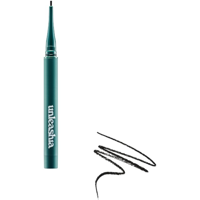Unleashia - Easy Glide Flat Eyeliner - 0.15g - NO.1 Deep Black