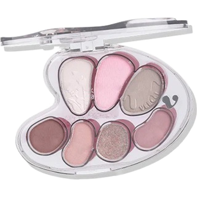 VEECCI - Artist 7-Color Eyeshadow Palette - 6.5g - D01 Gray Pink Rose
