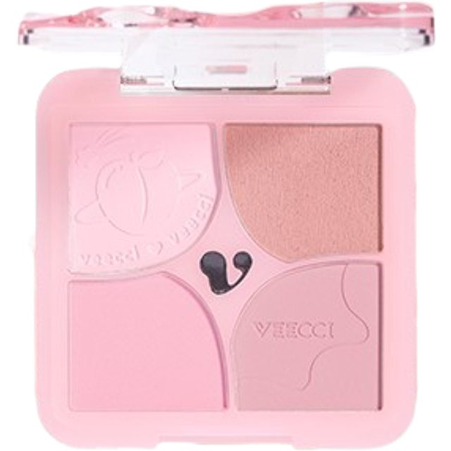 VEECCI - Blooming Four Colors Blush - 6g - D01 Pink Party