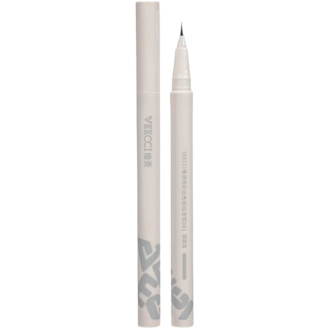 VEECCI - Colorful Liquid Eyeliner / Smiling Aegyosal Eyeliner - 0.55ml - D01 Foggy Black