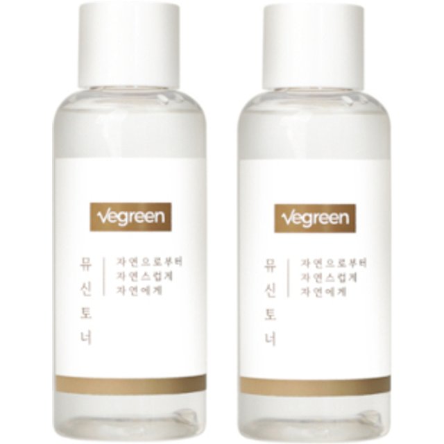 VEGREEN - Alcohol-Free Nature Mucin Essence Toner - 150ml (2ea) Set