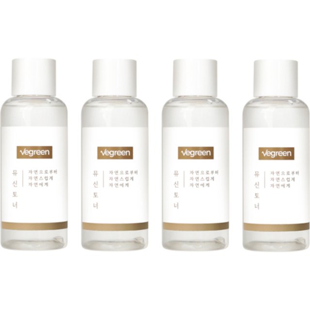 VEGREEN - Alcohol-Free Nature Mucin Essence Toner - 150ml (4ea) Set