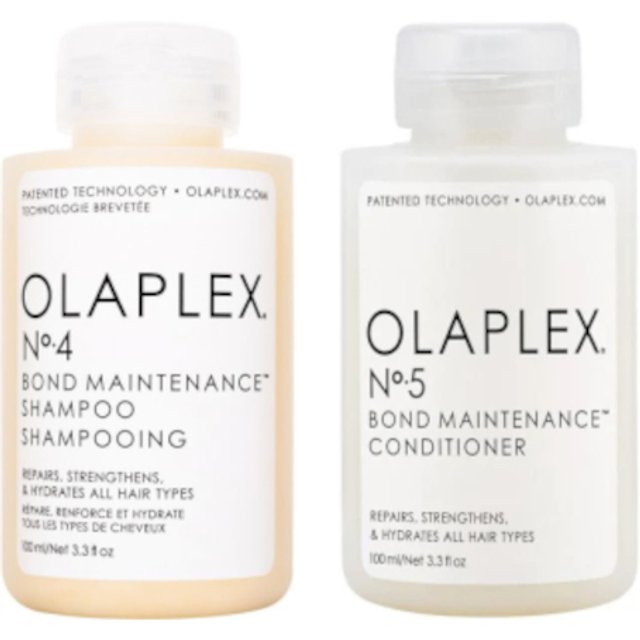 OLAPLEX - No.4 Bond Maintenance Shampoo - 100ml (1ea) X No.5 Bond Maintenance Conditioner - 100ml (1ea)