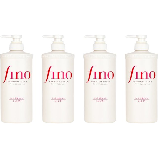 Shiseido - Fino Premium Touch Hair Shampoo Moist - 550ml (4ea) Set