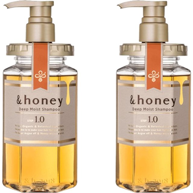 ViCREA - & honey Deep Moist Shampoo Step1.0 - 440ml (2ea) Set