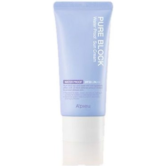 A'PIEU - Pure Block Natural Water-Proof Sun Cream SPF50+ PA+++ - 50ml