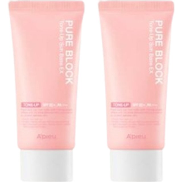 A'PIEU - Pure Block Tone-up Sun Base SPF50+ PA+++ - 50ml (2szt.) Set