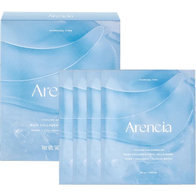 Arencia - Maska kriogeniczna Blue Collagen Jello - 35g*4ea