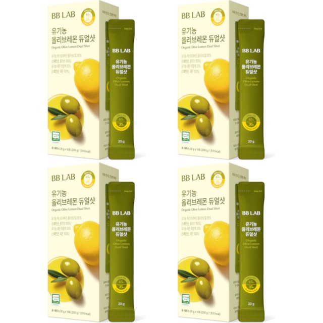 BB LAB - Organic Olive Lemon Duo Shot - 20g*10 sticks 4ea
