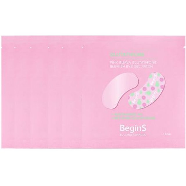 BeginS - Pink Guava Glutathione Blemish Eye Gel Patch - 6 pary