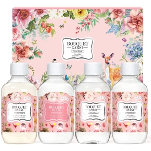 Bouquet Garni - Zestaw podróżny do włosów i ciała - 100ml*4 - White Musk