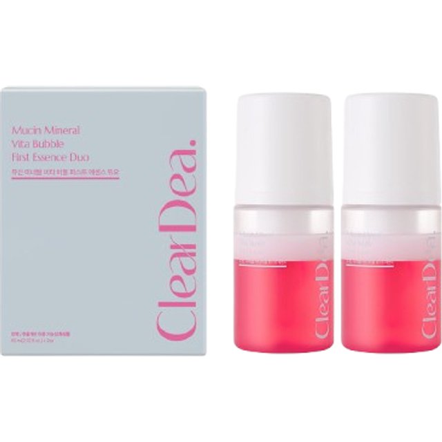 ClearDea - Mucin Mineral Vita Bubble First Essence Duo Set- 60ml*2