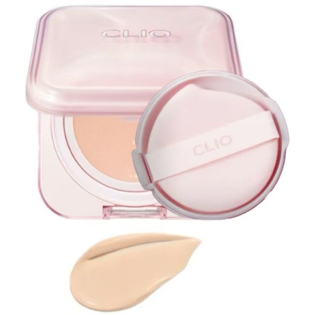 CLIO - Kill Cover Mesh Glow Essential Cushion SPF50 PA ++++ - 15g + 15g (refill) - 23N Ginger