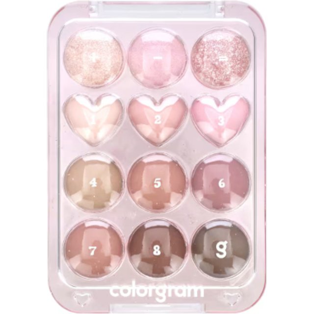 colorgram - Pin Point Eyeshadow Palette - 9.9g - 02 Pink + Mauve = Love