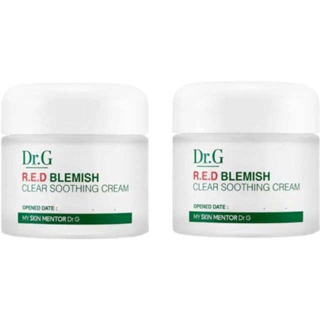 Dr.G R.E.D Blemish Clear Soothing Cream - 70ML - White (2szt.) Set
