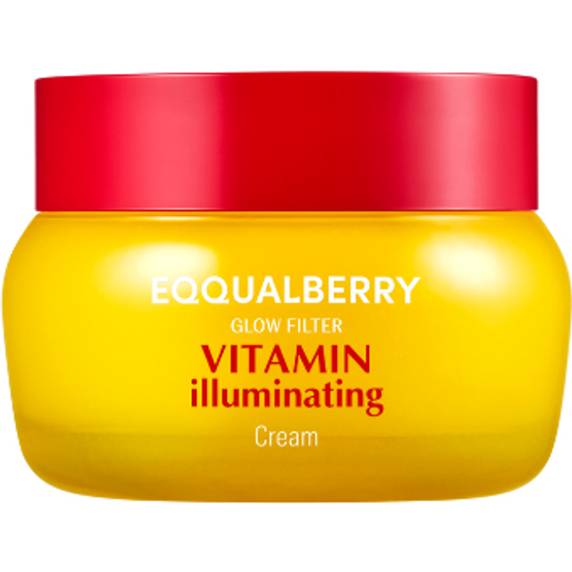 EQQUALBERRY - Krem rozświetlający z witaminami - 50ml