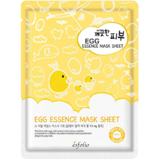 esfolio - Pure Skin Essence Mask Sheet - 25ml*1szt. - Egg
