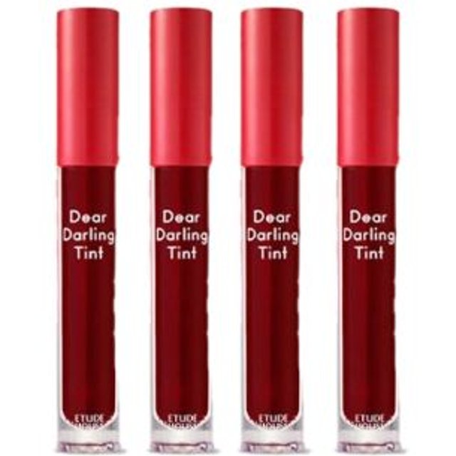 ETUDE - Dear Darling Water Gel Tint - OR204 Cherry Red/5g (4szt.) Set