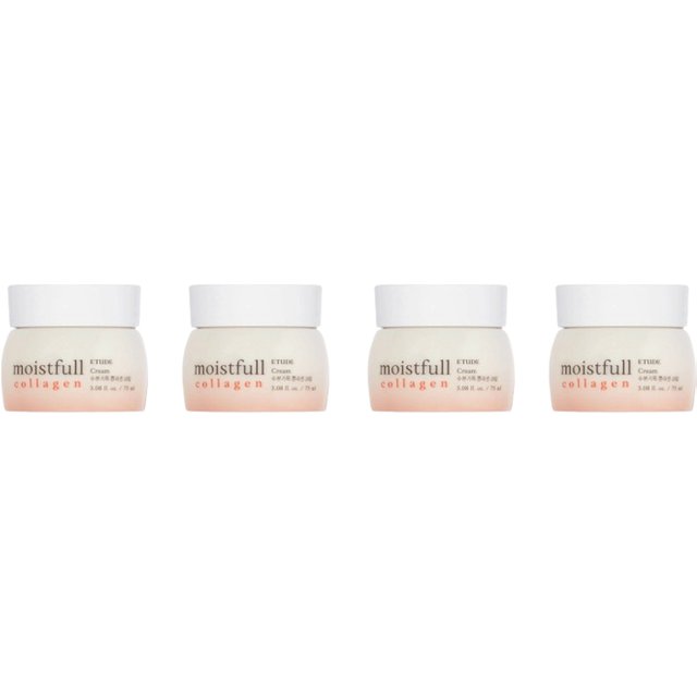 ETUDE - Moistfull Collagen Cream - 75ml (New Version) (4szt.) Set