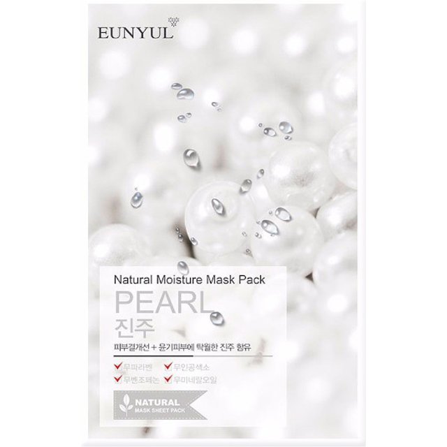 EUNYUL - Natural Moisture Mask Pack - Pearl - 1szt.