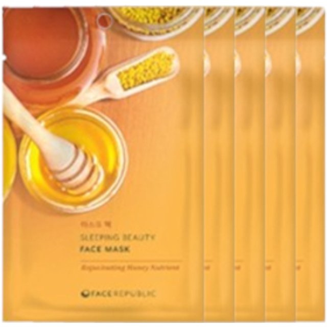 face republic Sleeping Beauty Face Mask - 23ml - Rejuvenating Honey Nutrient (5szt.) Set