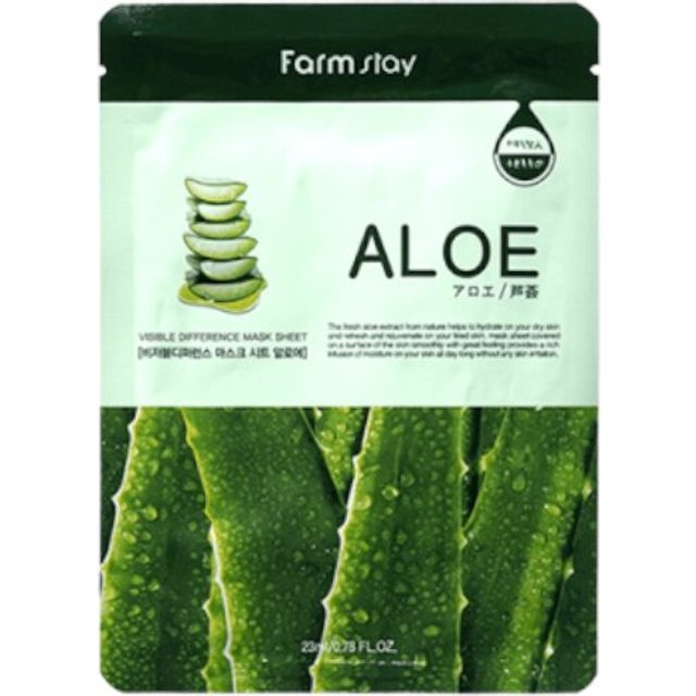 Farm Stay - Visible Difference Mask Sheet - Aloe - 1szt.