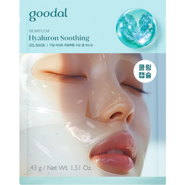 Goodal - Heartleaf Hyaluron Soothing Gel Mask - 1szt.