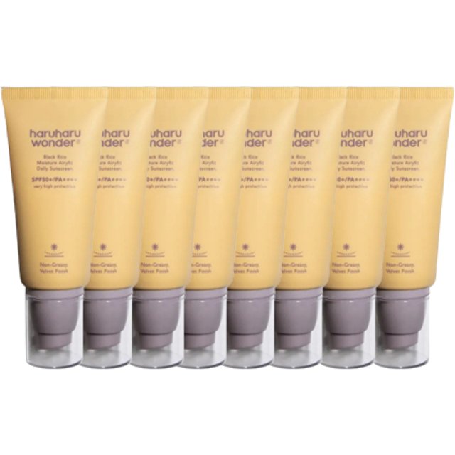 haruharu wonder - Black Rice Moisture Airyfit Daily Sunscreen SPF50+ PA++++ - 50ml (8szt.) Set