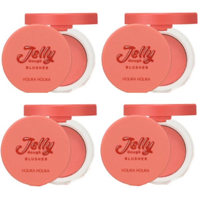 Holika Holika - Jelly Dough Blusher - 4.2g - 02 Grapefruit Jelly (4szt.) Set