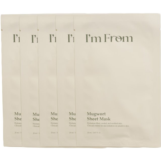 I'm From - Mugwort Sheet Mask - 5szt.