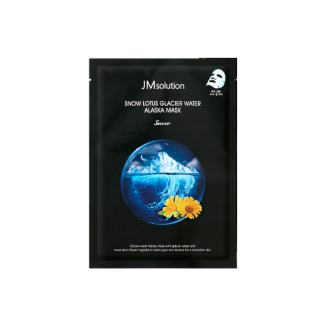 JM SOLUTION - Snow Lotus Glacier Water Alaska Mask Snow - 1szt.