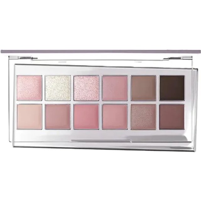 Joocyee - Paleta cieni do powiek 12 odcieni - 14g - 07 Pink Mist Isle