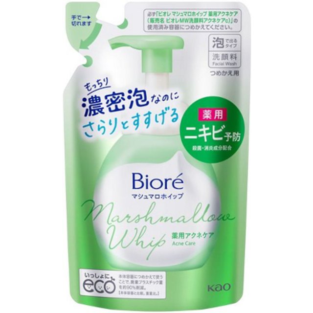 Kao - Biore Marshmallow Whip Acne Care Refill - 130ml