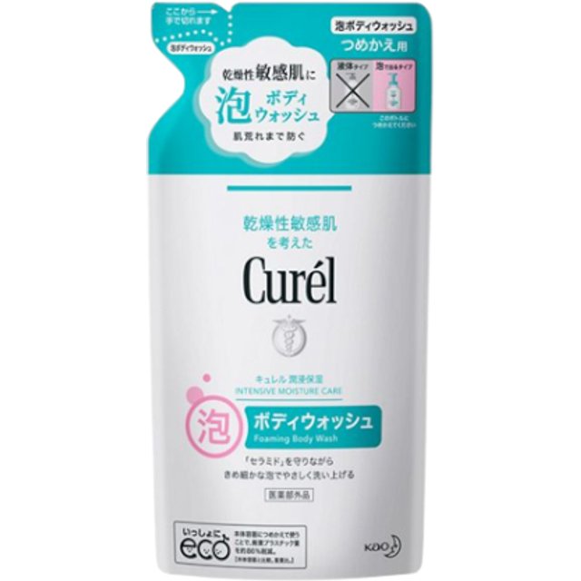 Kao - Curel Intensive Moisture Care Foaming Body Wash Refill - 380ml